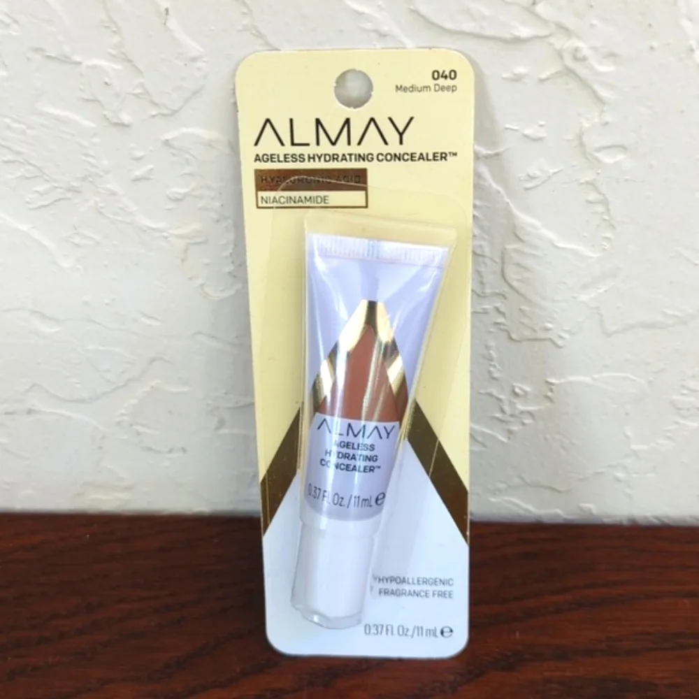 🌻 NEW Almay Ageless Hydrating Hypoallergenic Concealer Medium Deep 040